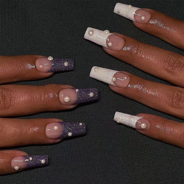 12 Sizes-24 Pcs Press On Nails JP3112