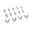 12 Sizes-24 Pcs Press On Nails W266