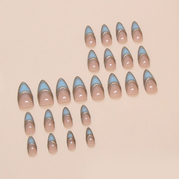 12 Sizes-24 Pcs Press On Nails W1743