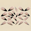 12 Sizes-24 Pcs Press On Nails Y1805