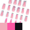 12 Sizes-24 Pcs Press On Nails JP3672