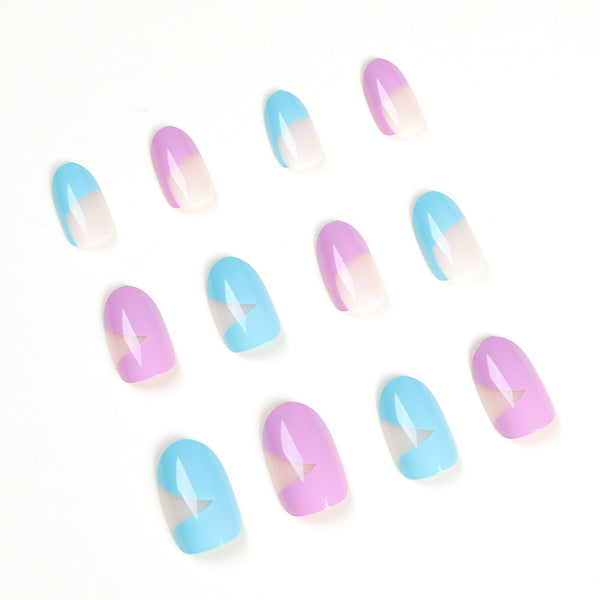 12 Sizes-24 Pcs Press On Nails JP1349