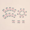 12 Sizes-24 Pcs Press On Nails W1026