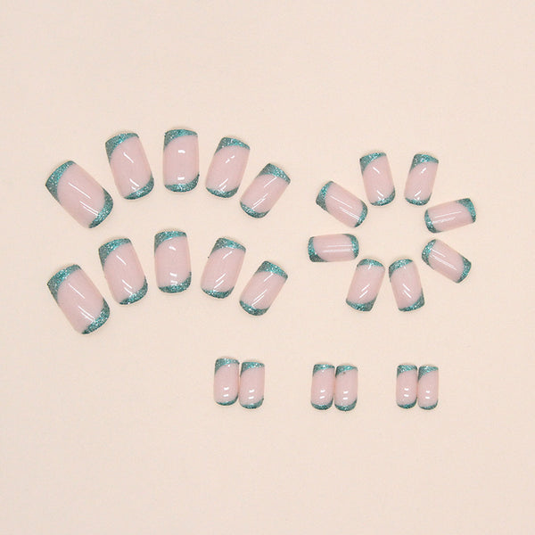 12 Sizes-24 Pcs Press On Nails W1026