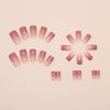 12 Sizes-24 Pcs Press On Nails W1717
