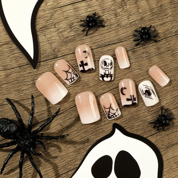 12 Sizes-24 Pcs Press On Nails JP2513