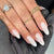 12 Sizes-24 Pcs Press On Nails W2138