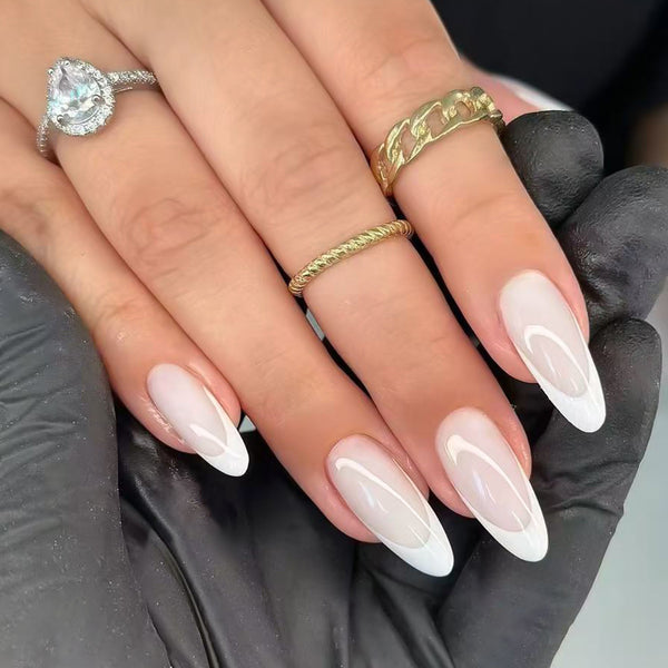 12 Sizes-24 Pcs Press On Nails W2138