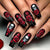 12 Sizes-24 Pcs Press On Nails Y1032
