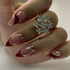 12 Sizes-24 Pcs Press On Nails JP3552