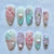 12 Sizes-24 PcsPress On Nails Z1154