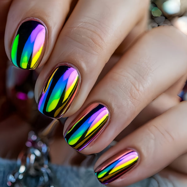 12 Sizes-24 Pcs Press On Nails Y808