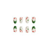 12 Sizes-24 Pcs Press On Nails C112