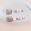 12 Sizes-24 Pcs Press On Nails F136
