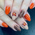 12 Sizes-24 Pcs Press On Nails C1091
