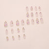 12 Sizes-24 Pcs Press On Nails W1935