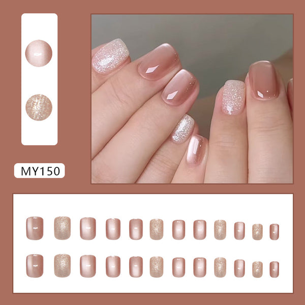12 Sizes-24 Pcs Press On Nails MY150