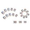 12 Sizes-24 Pcs Press On Nails R597