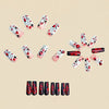 12 Sizes-24 Pcs Press On Nails y2081-24