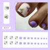 12 Sizes-24 Pcs Press On Nails F117
