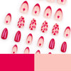 12 Sizes-24 Pcs Press On Nails JP3633
