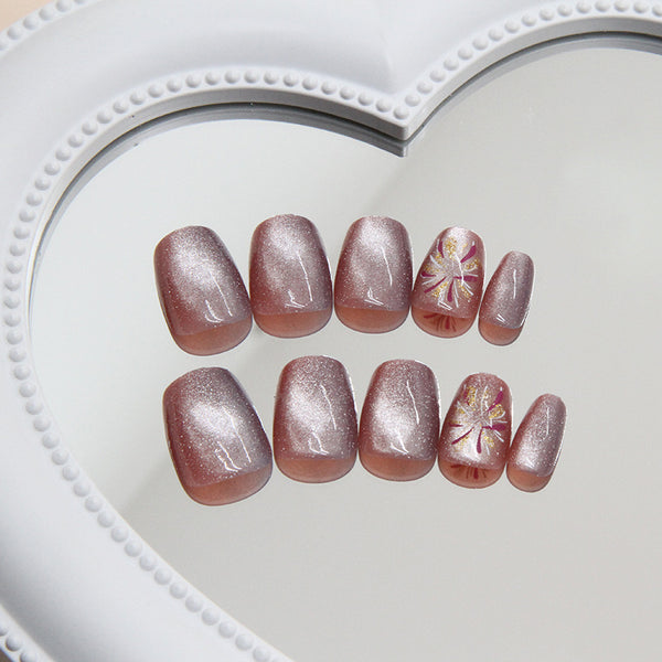 12 Sizes-24 Pcs Press On Nails MY010