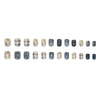 12 Sizes-24 Pcs Press On Nails R977