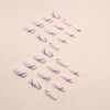12 Sizes-24 Pcs Press On Nails W1063