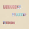 12 Sizes-24 Pcs Press On Nails Y1223