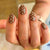 12 Sizes-24 Pcs Press On Nails C1936