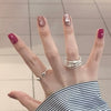 12 Sizes-24 Pcs Press On Nails nail-accessory