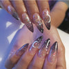 12 Sizes-24 Pcs Press On Nails JP1527