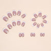 12 Sizes-24 Pcs Press On Nails W560