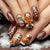 12 Sizes-24 Pcs Press On Nails Y1206