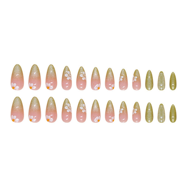 12 Sizes-24 Pcs Press On Nails W1542
