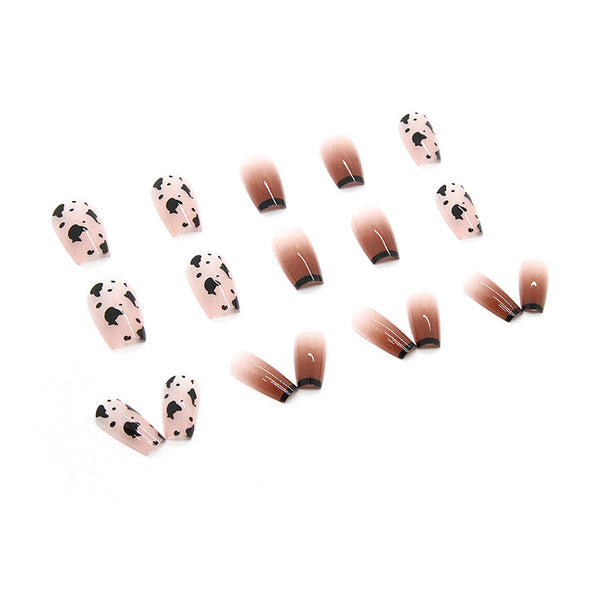 12 Sizes-24 Pcs Press On Nails R640