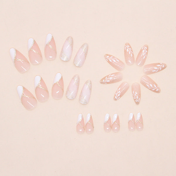 12 Sizes-24 Pcs Press On Nails W1917