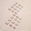 12 Sizes-24 Pcs Press On Nails R814