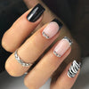 12 Sizes-24 Pcs Press On Nails Z617