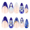 12 Sizes-24 Pcs Press On Nails JP3907