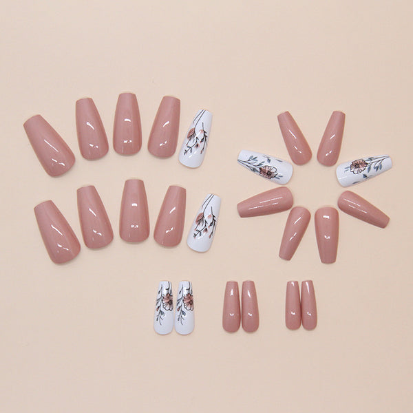 12 Sizes-24 Pcs Press On Nails W1832