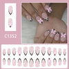 12 Sizes-24 Pcs Press On Nails C1352