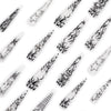 12 Sizes-24 Pcs Press On Nails JP4339