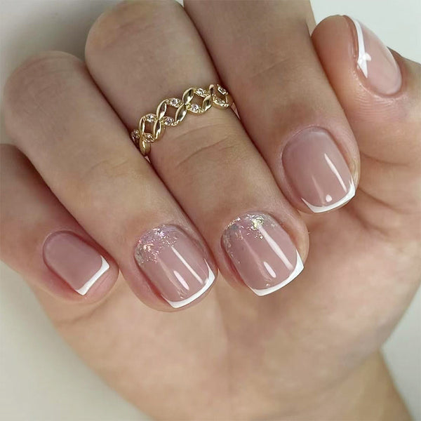 12 Sizes-24 Pcs Press On Nails C1204