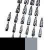 12 Sizes-24 Pcs Press On Nails DIY71