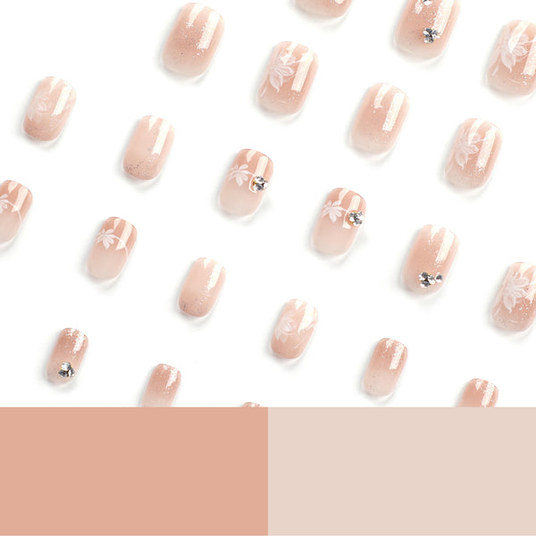 12 Sizes-24 Pcs Press On Nails JP2983