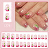 12 Sizes-24 PcsPress On Nails C779