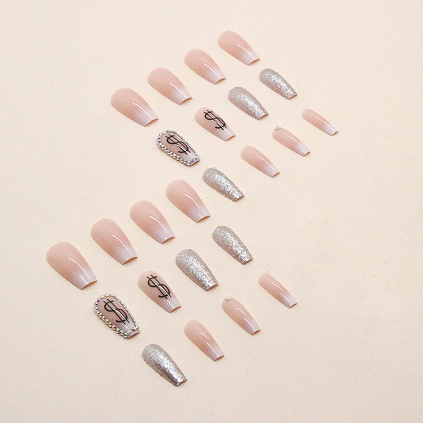 12 Sizes-24 Pcs Press On Nails Z608