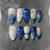 12 Sizes-24 Pcs Press On Nails Z1217