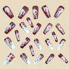 12 Sizes-24 Pcs Press On Nails Y833